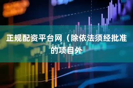 正规配资平台网（除依法须经批准的项目外